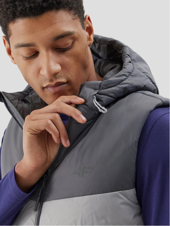4F Vesta din puf pentru bărbați cu umplutură din pană sintetică 4F