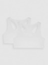 4F Sutien din bumbac pentru femei pentru uz zilnic 4F 2 buc