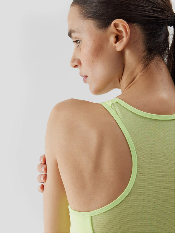 4F Sutien sport cu suport redus pentru femei 4F cu materiale reciclate