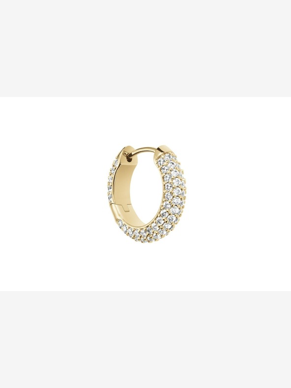 Daniel Wellington Cercei din oțel auriu cu cercuri pentru femei Daniel Wellington