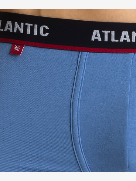 Atlantic 3-PACK Bărbați ATLANTIC Boxer Briefs - albastru marin