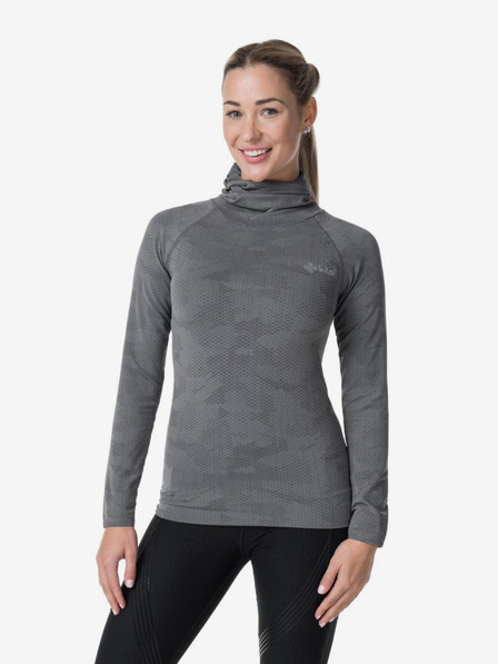 Kilpi Tricou sport cu glugă, gri, pentru femei Kilpi Ninja