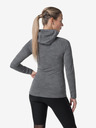 Kilpi Tricou sport cu glugă, gri, pentru femei Kilpi Ninja
