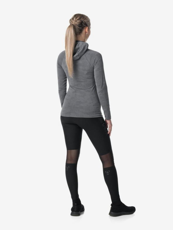 Kilpi Tricou sport cu glugă, gri, pentru femei Kilpi Ninja