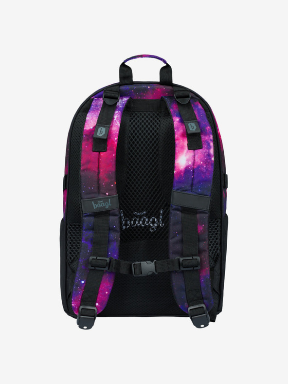 BAAGL  Violet 3 set skate galaxie: rucsac, husă pentru creioane, geantă Baagl