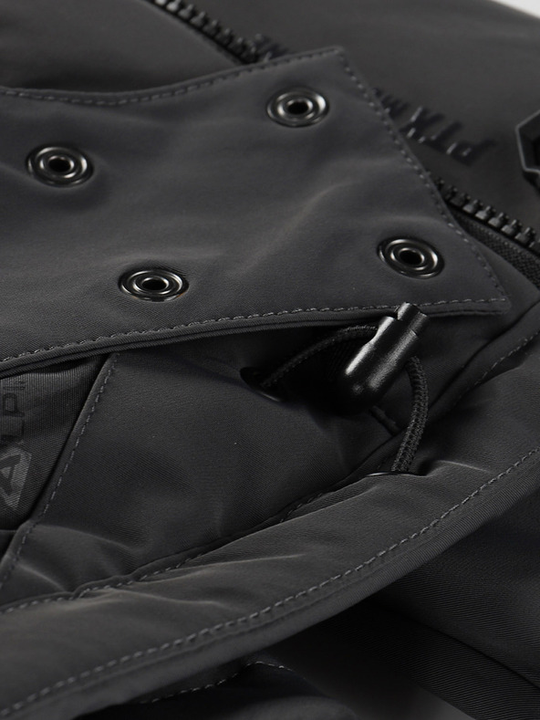 ALPINE PRO Geacă de schi pentru bărbați cu membrană ptx pentru zăpadă ALPINE PRO REAS dk.true gray