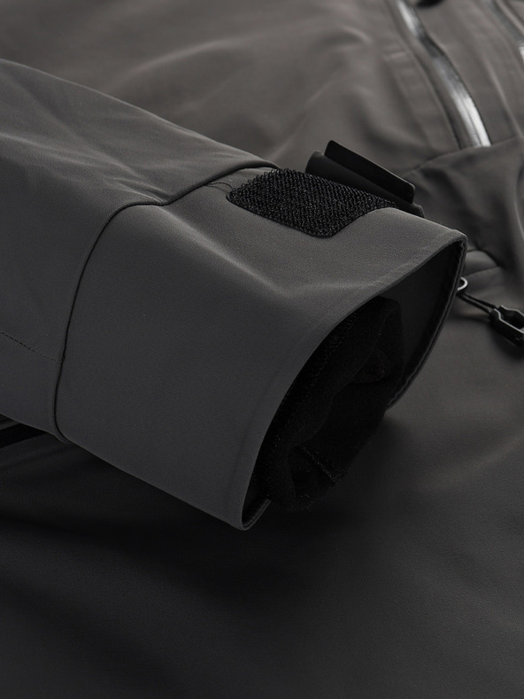 ALPINE PRO Geacă de schi pentru bărbați cu membrană ptx pentru zăpadă ALPINE PRO REAS dk.true gray