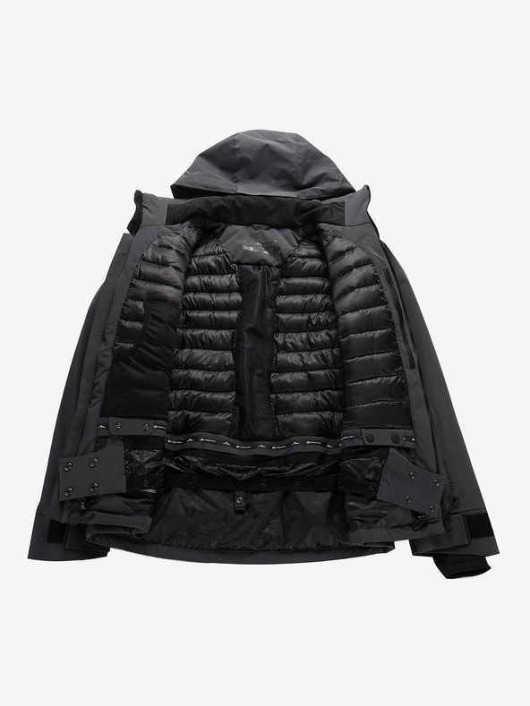 ALPINE PRO Geacă de schi pentru bărbați cu membrană ptx pentru zăpadă ALPINE PRO REAS dk.true gray