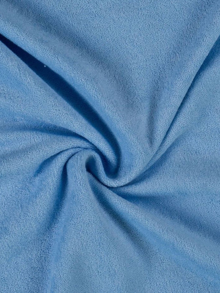 Kvalitex Cearșaf de bebeluș Terry 60x120cm albastru deschis Kvalitex