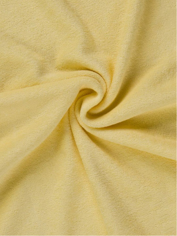 Kvalitex Cearșaf Terry pentru copii 70x140cm alb închis Kvalitex