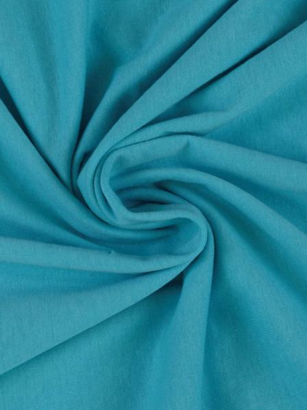 Kvalitex Cearșaf Jersey pentru copii 70x140cm turcoaz Kvalitex
