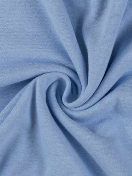 Kvalitex Cearșaf Jersey pentru copii 60x120cm albastru deschis Kvalitex