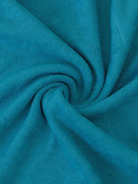 Kvalitex Cearșaf Terry pentru copii 70x140cm turcoaz Kvalitex