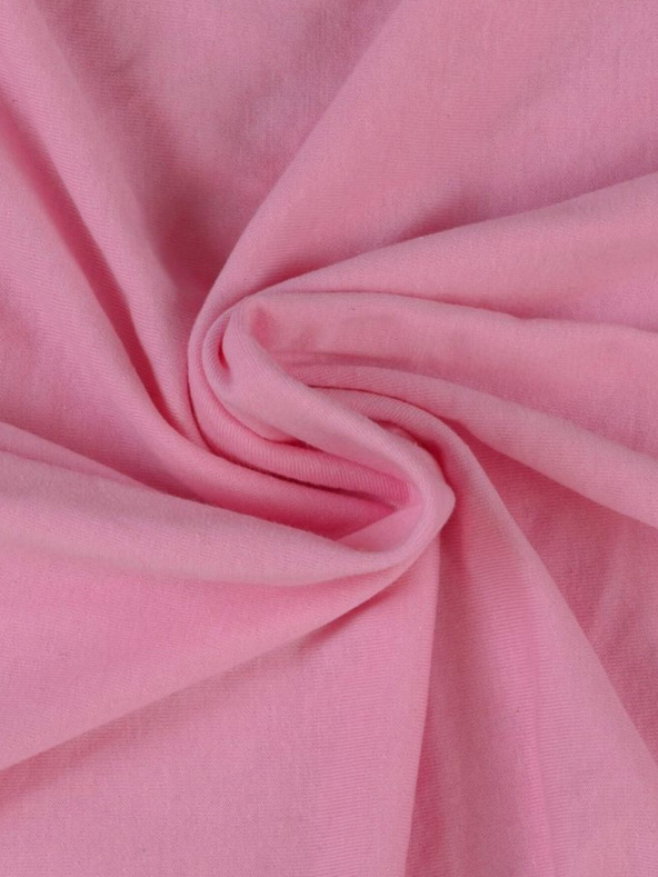 Kvalitex Cearșaf Jersey pentru copii 70x140cm roz deschis Kvalitex