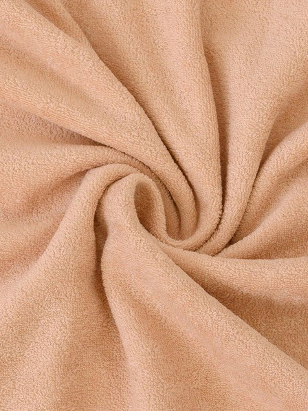 Kvalitex Cearșaf Terry pentru copii 70x140cm bej deschis Kvalitex