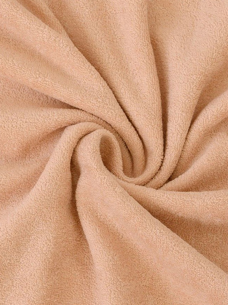 Kvalitex Cearșaf Terry pentru copii 60x120cm bej deschis Kvalitex