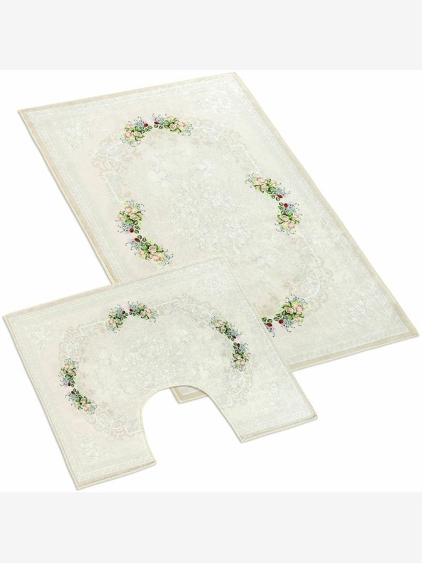 Bellatex Covoraș de baie și toaletă Roses 3D Bellatex