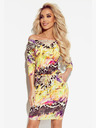 numoco Rochie sport cu buzunare - model leopard colorat Numoco