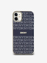 DKNY PC/TPU Repeat Pattern Tonal Stripe Magsafe Back Cover pentru iPhone 11 albastru DKNY