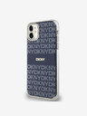 DKNY PC/TPU Repeat Pattern Tonal Stripe Magsafe Back Cover pentru iPhone 11 albastru DKNY