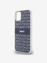 DKNY PC/TPU Repeat Pattern Tonal Stripe Magsafe Back Cover pentru iPhone 11 albastru DKNY