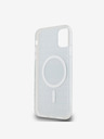 DKNY PC/TPU Repeat Pattern Tonal Stripe Magsafe Back Cover pentru iPhone 11 albastru DKNY