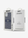 DKNY PC/TPU Repeat Pattern Tonal Stripe Magsafe Back Cover pentru iPhone 11 albastru DKNY