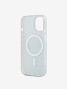 DKNY PC/TPU Repeat Pattern Tonal Stripe Magsafe Back Cover pentru iPhone 15 albastru DKNY