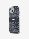 DKNY PC/TPU Repeat Pattern Tonal Stripe Magsafe Back Cover pentru iPhone 14 negru DKNY