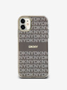 DKNY PC/TPU Repeat Pattern Tonal Stripe Magsafe Back Cover pentru iPhone 11 Beige DKNY