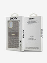 DKNY PC/TPU Repeat Pattern Tonal Stripe Magsafe Back Cover pentru iPhone 11 Beige DKNY