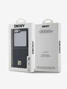 DKNY DKNY PU Leather Stack Logo Back Cover pentru Samsung Galaxy Z Flip 6 Negru