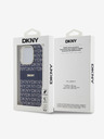 DKNY PC/TPU Repeat Pattern Tonal Stripe Magsafe Back Cover pentru iPhone 13 Pro albastru DKNY