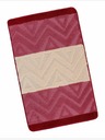 Bellatex Covor de baie 60x100cm chevron burgundy Bellatex