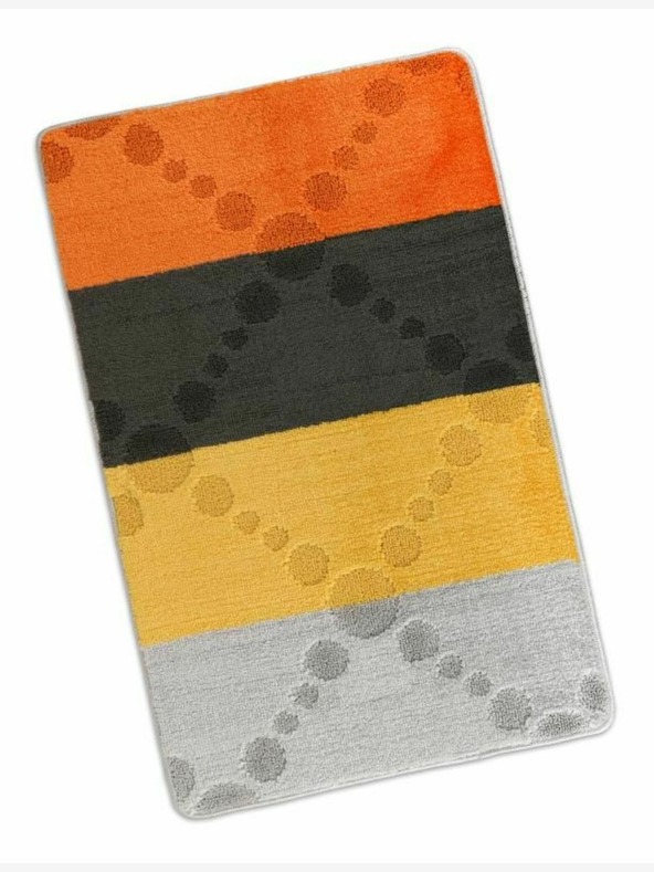Bellatex Covor de baie 60x100cm gri și galben Bellatex
