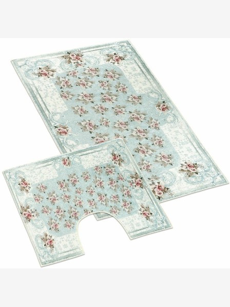 Bellatex Covoraș de baie și toaletă Orient cu trandafir 3D Bellatex
