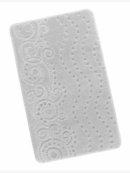 Bellatex Covor de baie 60x100cm ornament gri deschis Bellatex