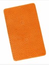 Bellatex Covor de baie 60x100cm labirint portocaliu Bellatex