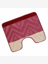 Bellatex Covoraș de toaletă 50x60cm chevron burgundy Bellatex