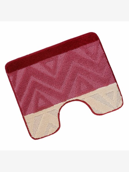 Bellatex Covoraș de toaletă 50x60cm chevron burgundy Bellatex