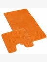 Bellatex Covor pentru baie și toaletă labirint portocaliu Bellatex