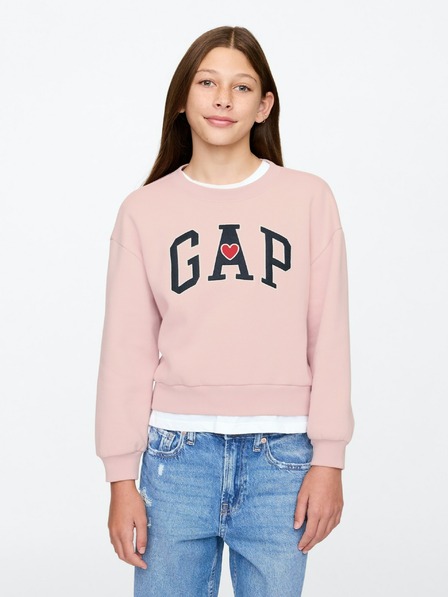GAP Hanorac pentru copii cu logo și fleece GAP
