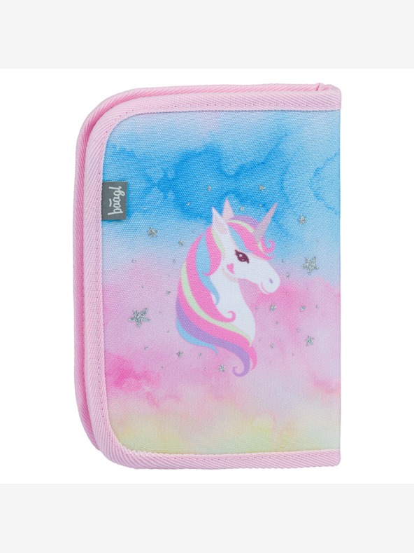 BAAGL  BAAGL Husă pentru creioane școlare Rainbow Unicorn