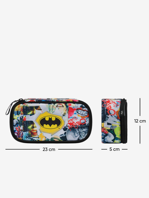 BAAGL  BAAGL Valiză pentru creioane școlare Skate Batman Comics