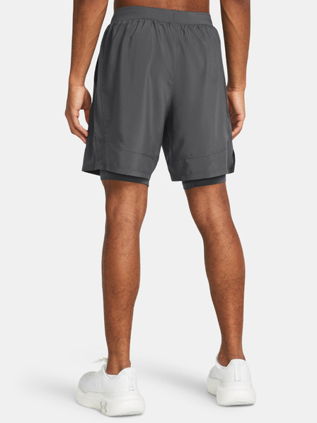 Under Armour Pantaloni scurți bărbați Under Armour UA LAUNCH 7'' 2-IN-1 SHORTS