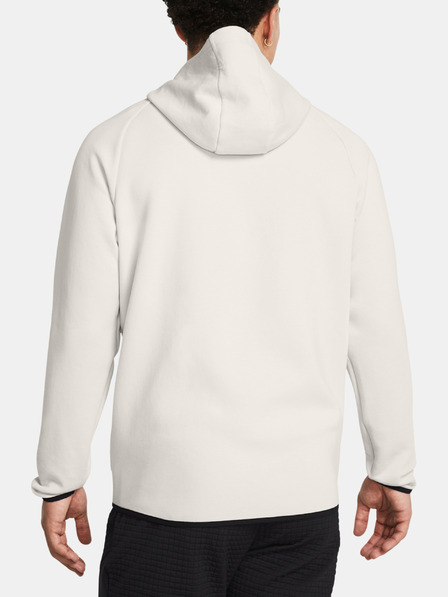 Under Armour Hanorac Under Armour UA Unstoppable Flc FZ HD EU-WHT pentru bărbați
