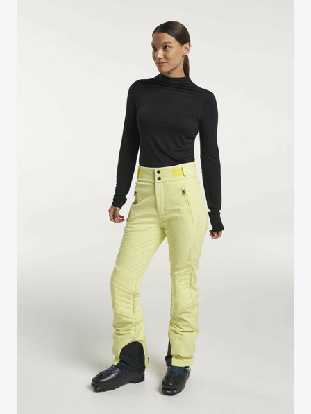 Tenson Pantaloni de schi Tenson Grace Softshell W Galben deschis, pentru femei