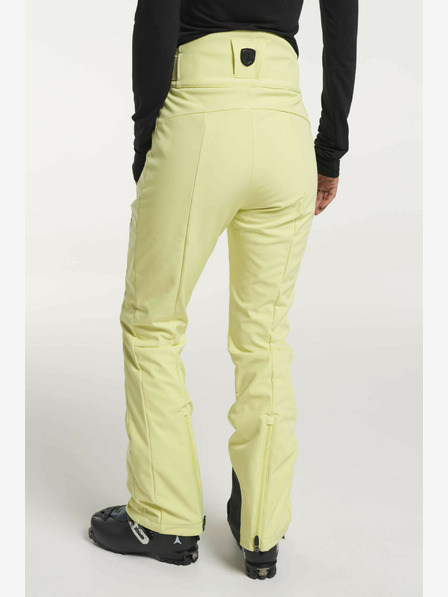 Tenson Pantaloni de schi Tenson Grace Softshell W Galben deschis, pentru femei