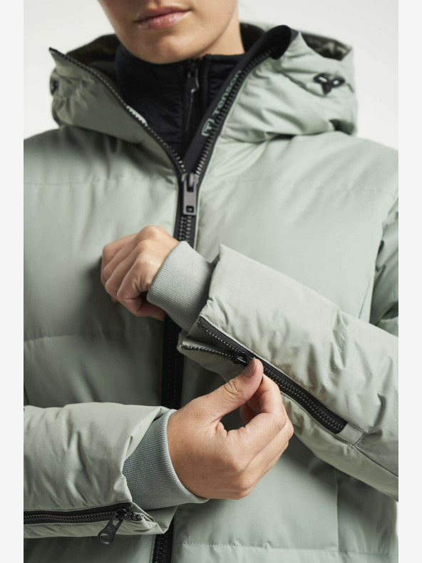 Tenson Haină de iarnă pentru femei Tenson Shanna 2.0 Down Coat W Light Green