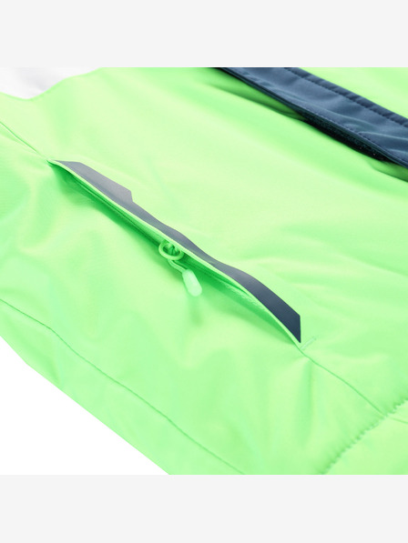 ALPINE PRO Geacă de schi pentru copii cu membrană ptx snow ALPINE PRO DEARO neon green gecko